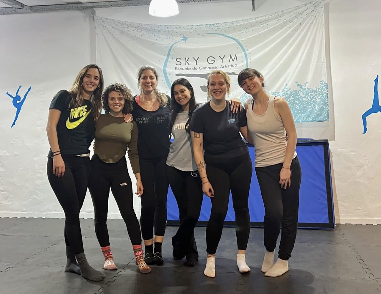 Momento de una clase en Sky Gym