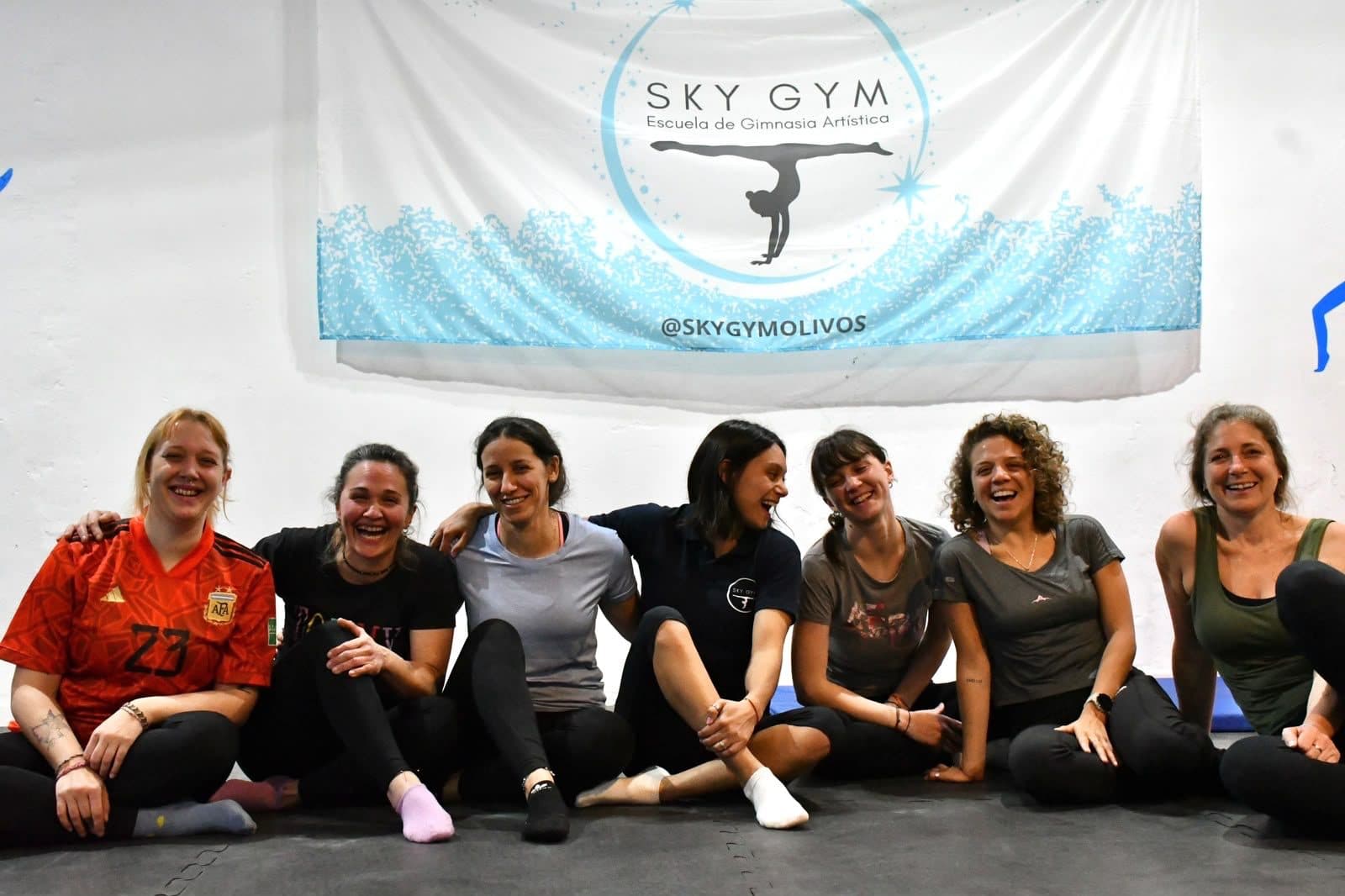 Momento de una clase en Sky Gym