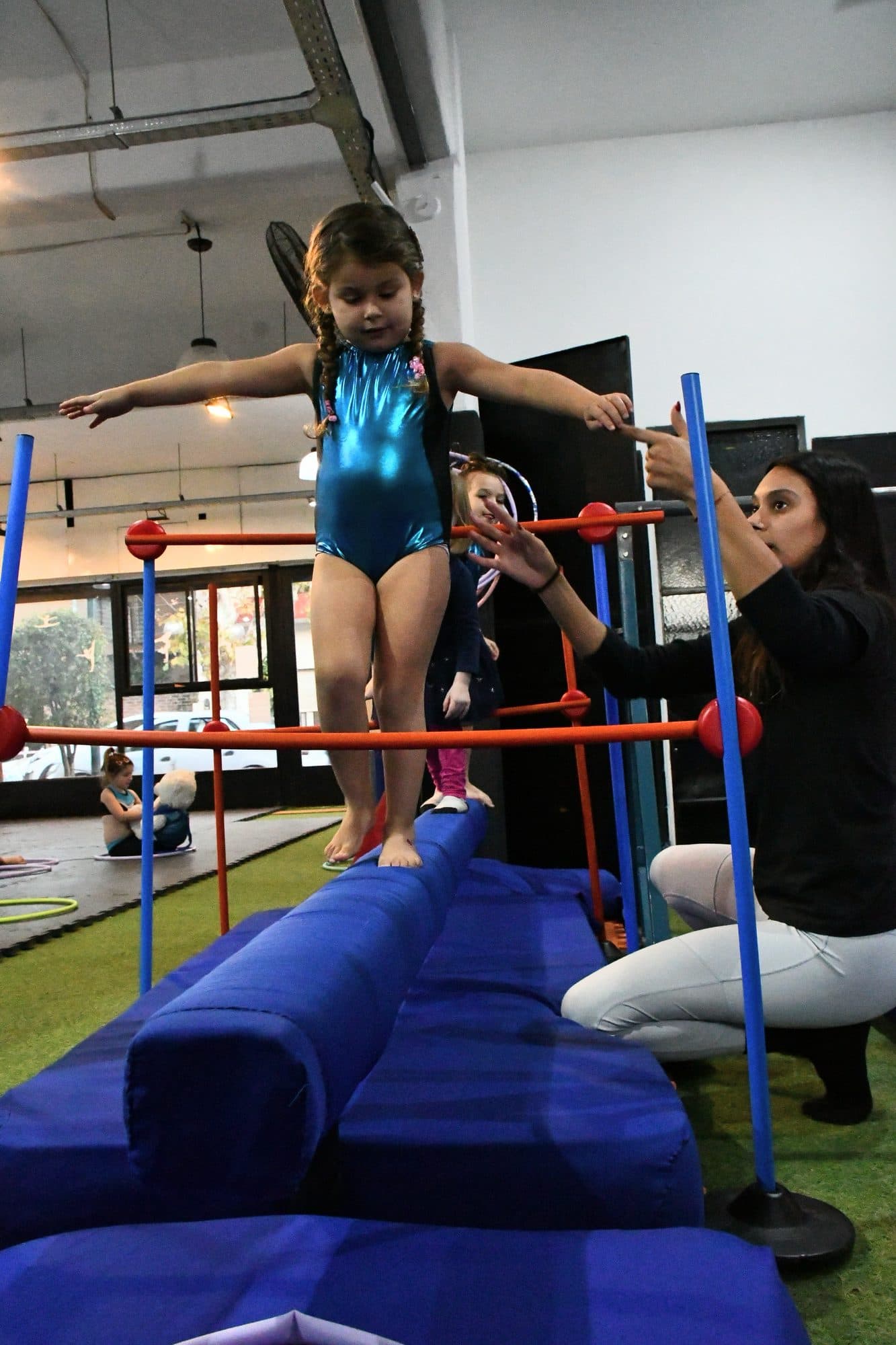 Momento de una clase en Sky Gym